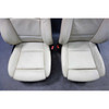08-13 BMW E82 1-Series E88 Convertible Sport Seat Front Pair Lemon Leather OEM - 33156