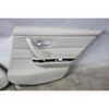2008-2012 BMW E90 3-Series Sedan Rear Interior Door Panels Grey Leather OEM