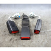 2009-2016 BMW F10 F01 5-Series 7-Series Rear Lower Seat Belt Set of 3 USED OEM