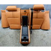 2004-2006 BMW E83 X3 Early Rear Seat Backrest Terra Cotta Brown Leather OEM - 34449