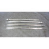 1982-1988 BMW E28 5-Series Factory Interior Shoulder Chrome Trim Strip Set OEM - 35814