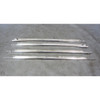 1982-1988 BMW E28 5-Series Factory Interior Shoulder Chrome Trim Strip Set OEM