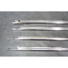 1982-1988 BMW E28 5-Series Factory Interior Shoulder Chrome Trim Strip Set OEM
