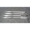 1982-1988 BMW E28 5-Series Factory Interior Shoulder Chrome Trim Strip Set OEM