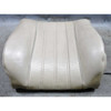 1979-1984 BMW E28 E23 Front Seat Backrest Cover Cushion Pearl Beige Vinyl OEM - 35929