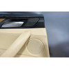 2011-2017 BMW F25 X3 SAV Rear Interior Door Panel Trim Skin Pair Beige Leather - 36184