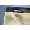 2011-2017 BMW F25 X3 SAV Rear Interior Door Panel Trim Skin Pair Beige Leather - 36184