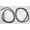 1997-2003 BMW E39 5-Series Rear Door Seal Weatherstripping Pair Black OEM - 37046