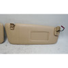 2004-2010 BMW E60 E61 5-Series Factory Front Sun Visor Pair Beige Vinyl OEM