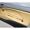 2000-2006 BMW E46 3-Series 2dr Front Interior Door Panel Trim Pair Brown Leather - 38335