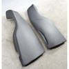 Damaged 2013-2019 BMW F30 3-Series Sedan Rear Seat Side Bolster Pair Black Vinyl