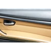 07-13 BMW E92 E93 3-Series Front Int Door Panel Pair Saddle Brown Leather OEM
