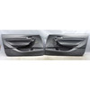 2014-2020 BMW F22 2-Series Front Interior Door Panel Trim Pair Black Leather OEM - 38620