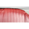 78-79 BMW E23 7-Series Early Reupholstered Rear Seat Bottom Pad Velour Red Vinyl