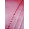 78-79 BMW E23 7-Series Early Reupholstered Rear Seat Bottom Pad Velour Red Vinyl