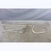 1978-1984 BMW E23 733i 7-Series Exterior Chrome Window Moulding Trim Set OEM