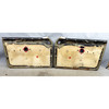 1979 BMW E23 7-Series 733i Reupholstered Front Interior Door Panel Pair Red OEM