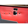 1979 BMW E23 7-Series 733i Reupholstered Front Interior Door Panel Pair Red OEM