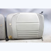 Damaged 2002-2005 Porsche 996 911 Coupe Rear Seat Backrest Pair Grey Leather OEM