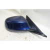 Damaged 2009-2011 BMW E90 E91 3-Series 4dr Right Power-Fold Side Mirror Blue OEM
