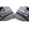 92-98 BMW E36 3-Series Sedan Rear Interior Door Panel Trim Skins Black Vinyl OEM