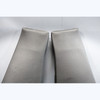 04-06 BMW E83 X3 SAV Rear Seat Bolster Lateral Trim Panel Pair Black Leather OEM