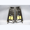 04-06 BMW E83 X3 SAV Rear Seat Bolster Lateral Trim Panel Pair Black Leather OEM