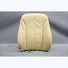 2012-2019 BMW F30 3-Series F36 Left Front Seat Backrest Pad Beige Leather OEM