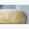 2012-2019 BMW F30 3-Series F36 Left Front Seat Backrest Pad Beige Leather OEM