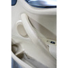 13-15 BMW E85 X1 SAV Front Interior Door Panel Trim Skin Pair Beige Leather OEM