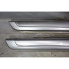 2004-2010 BMW E83 X3 SAV M Aero Outside Side Skirt Trim Pair Silver Grey OEM - 41119