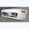 Damaged 00-03 BMW E46 2dr Coupe Convertible Front Bumper Trim Cover White OEM - 41544