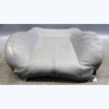 1999-2003 BMW E39 5-Series E38 Front Seat Backrest Cushion Grey Leather OEM