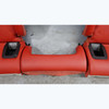 2010-2013 BMW E92 3-Series Coupe Rear Seat Bottom Pads Coral Red Leather OEM - 41999