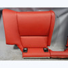 2010-2013 BMW E92 3-Series Coupe Rear Seat Bottom Pads Coral Red Leather OEM