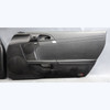 Damaged 2005-2012 Porsche 987 Boxster Cayman Interior Door Panel Pair Black OEM