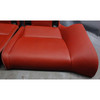 2010-2013 BMW E92 3-Series Coupe Rear Seat Bottom Pads Coral Red Leather OEM - 42790