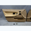 1994-1998 BMW E36 3-Series Sedan Front Interior Door Panel Trim Pair Beige OEM - 42883