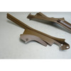 Damaged 94-98 BMW E36 3-Series Sedan Rear Door Sill Trim Pair Dark Beige OEM
