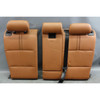 2004-2006 BMW E83 X3 Early Rear Seat Backrest Terra Cotta Brown Leather OEM - 43002
