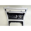 04-06 BMW E83 X3 Factory Front Center Console Trim Cover Aluminum Cloud Cut OEM