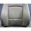 09-13 BMW E88 1-Series Convertible Front Passenger Sport Seat Back Beige Leather