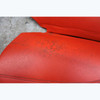 Damaged 13-18 BMW F06 6-Series Rear Seat Side Bolster Pair Red Nappa Leather OEM - 43581