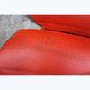 Damaged 13-18 BMW F06 6-Series Rear Seat Side Bolster Pair Red Nappa Leather OEM