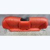 Damaged 2014-2018 BMW F06 M6 Rear Seat Bottom Bench Pad Red Leather Climate OEM