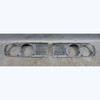 1984-1993 BMW E30 3-Series Factory Front Headlight Grille Trim Set Pair OEM