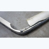 Damaged 89-93 BMW E30 3-Series Late Plastic Front Bumper Cover Trim Silver OEM - 43710