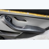 Damaged 00-03 BMW E39 M5 Rear Interior Door Panel Pair Silverstone Leather OEM - 43733