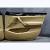 2011-2014 BMW F25 X3 SAV Early Front Interior Door Panels Beige Leather OEM