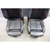 2015-2019 BMW F30 F31 3-Series Front Sport Seat Pair Black Leather Red Accent OE - 43969